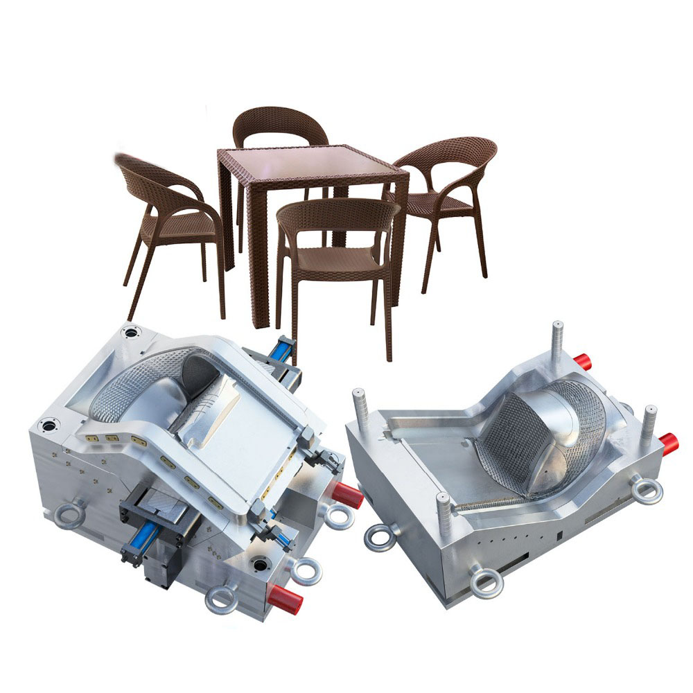 moule d'injection de chaise en plastique en rotin